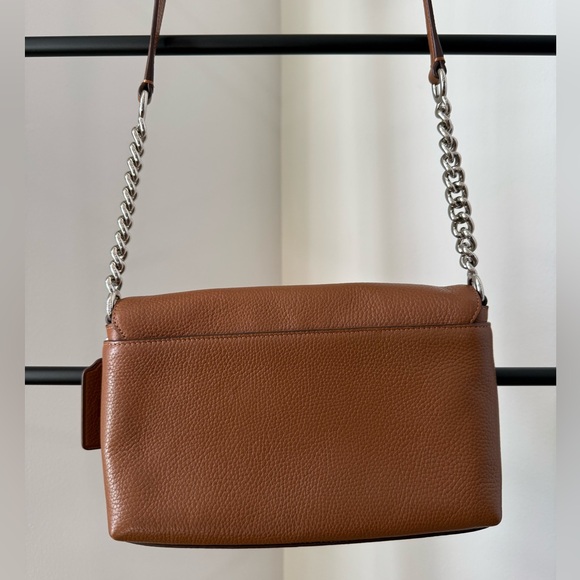 EUC Coach Polished Pebble Leather Crosstown Crossbody - Picture 7 of 8